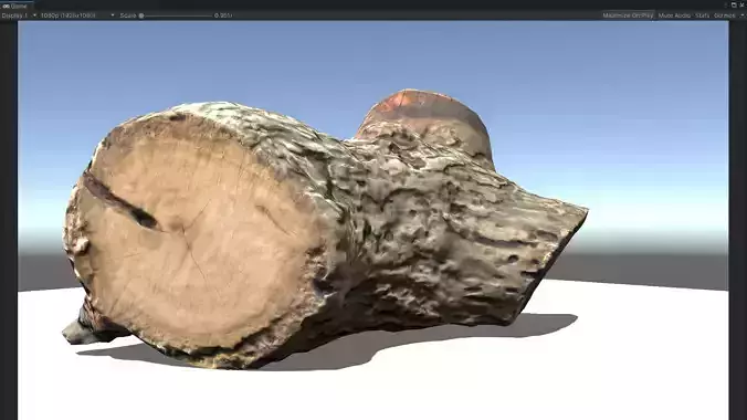 Cut Wood  Low-poly 3D model