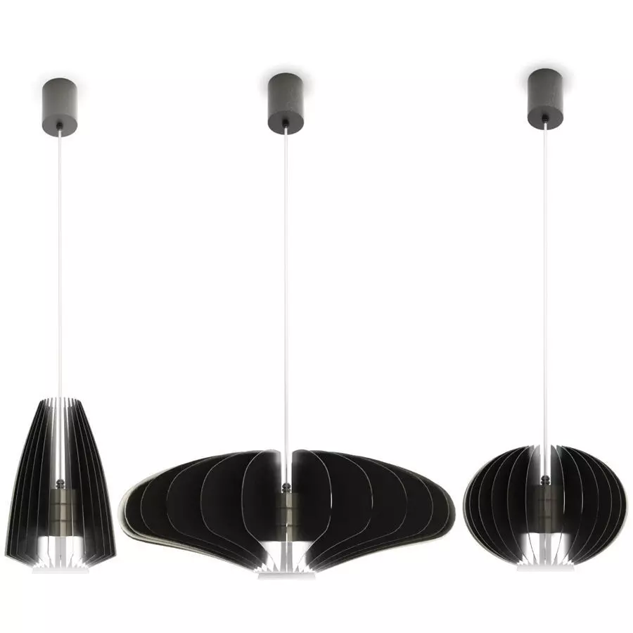 Blume Collection 5 Pendant Lamps 3D model_0