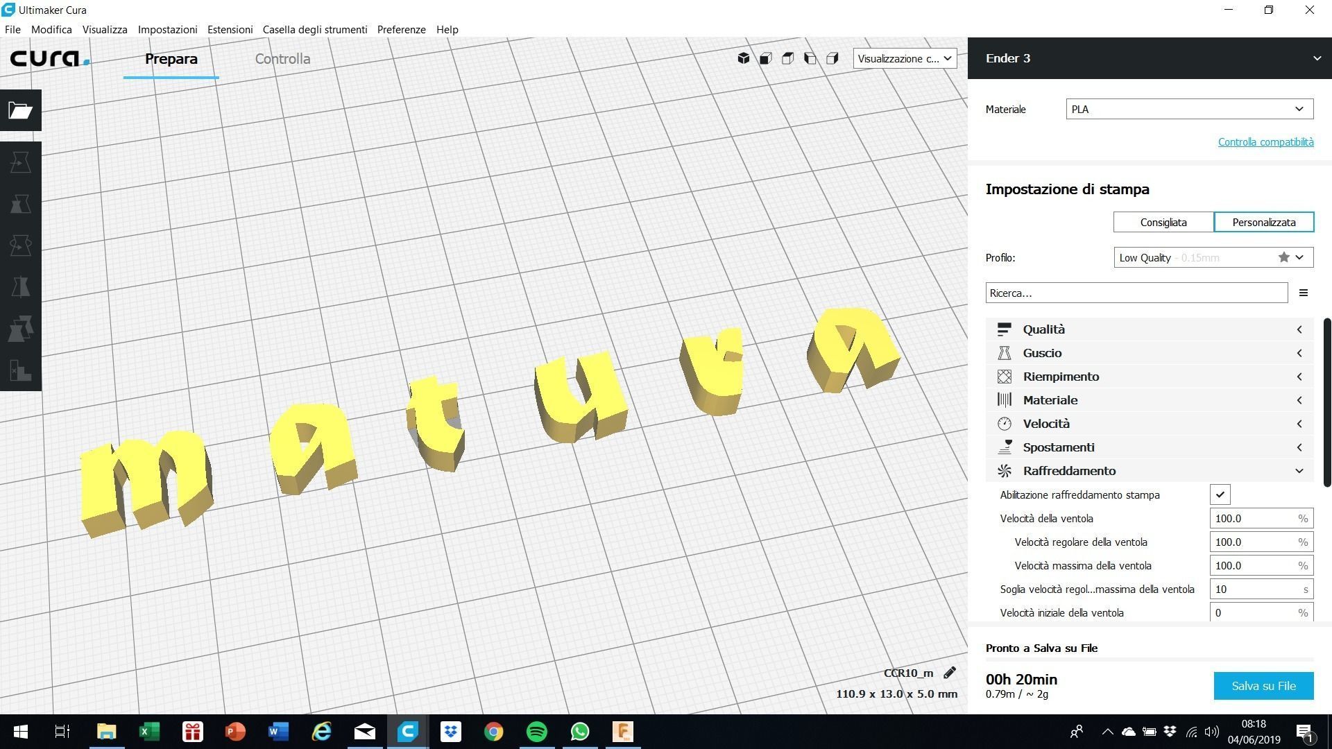 MATURA font uppercase and lowercase 3D letters STL file  3D print model_5