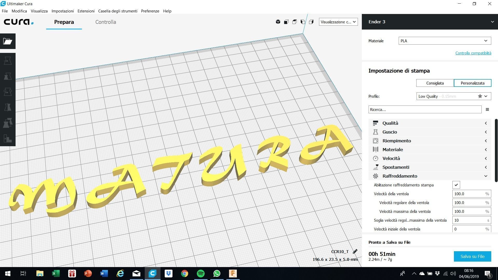 MATURA font uppercase and lowercase 3D letters STL file  3D print model_4
