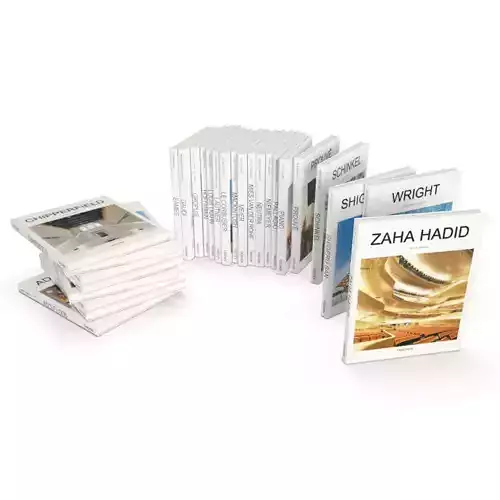  Architect Books Free 3D model