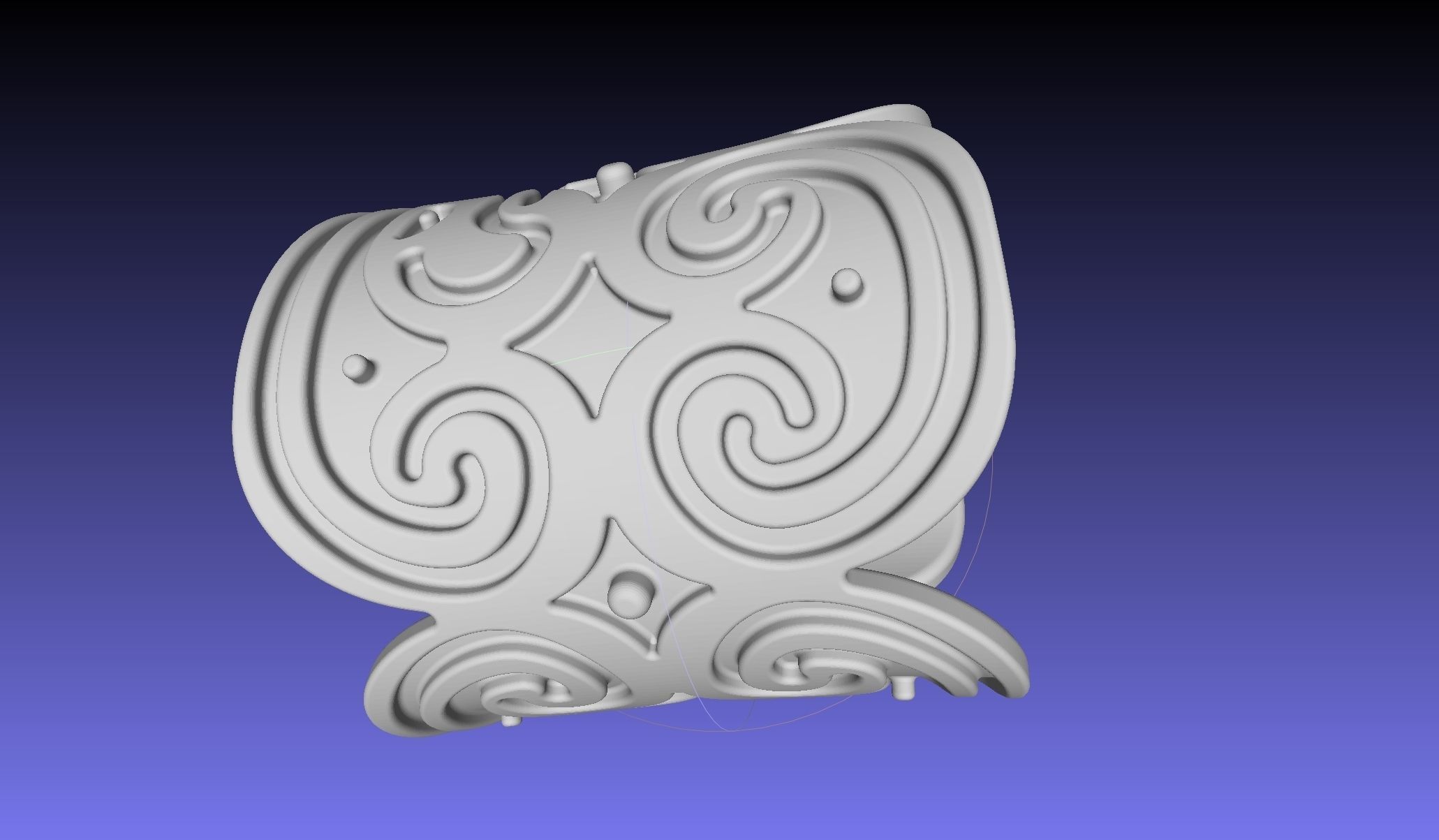 How To Train Your Dragon Patterned Wedding Bracelet 3D print model_22