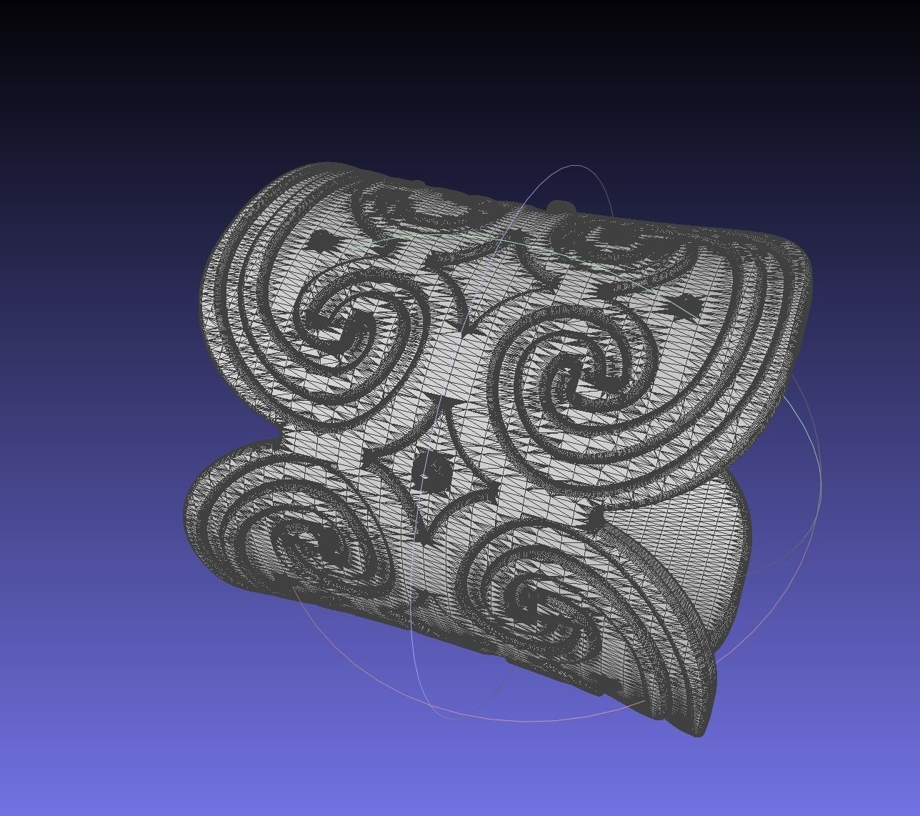 How To Train Your Dragon Patterned Wedding Bracelet 3D print model_27