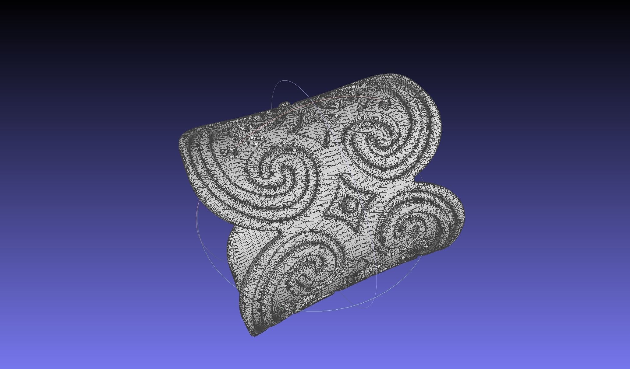 How To Train Your Dragon Patterned Wedding Bracelet 3D print model_2