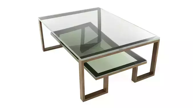 Glass Coffee Table - 3ds Max