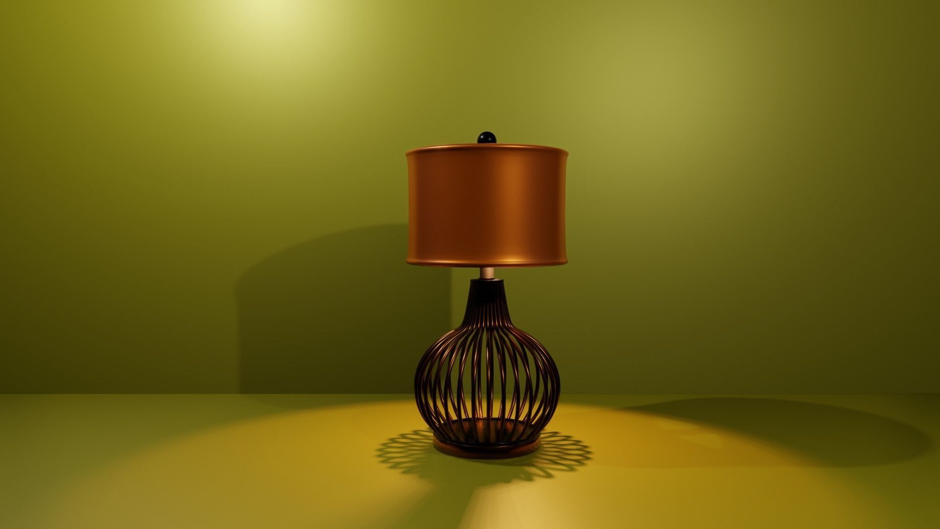 Architecture Lamp 3D model_1