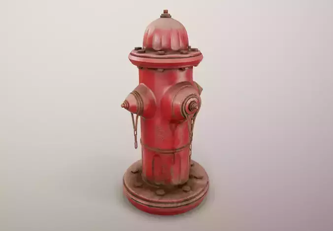 Fire Hydrant PBR Game Ready