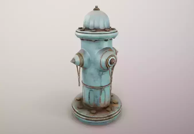 Fire Hydrant PBR Game Ready