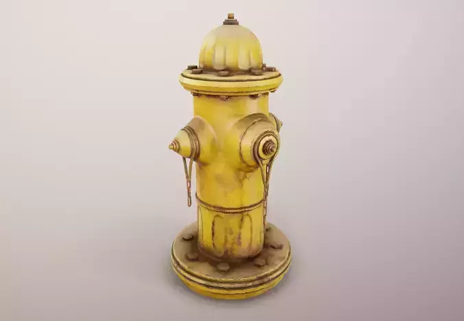 Fire Hydrant PBR Game Ready