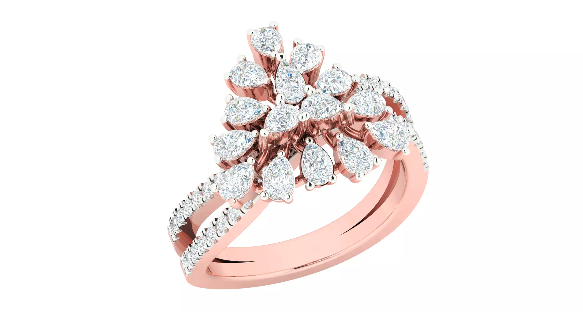 Women ring 3dm stl render detail 3D print model 3D print model_0