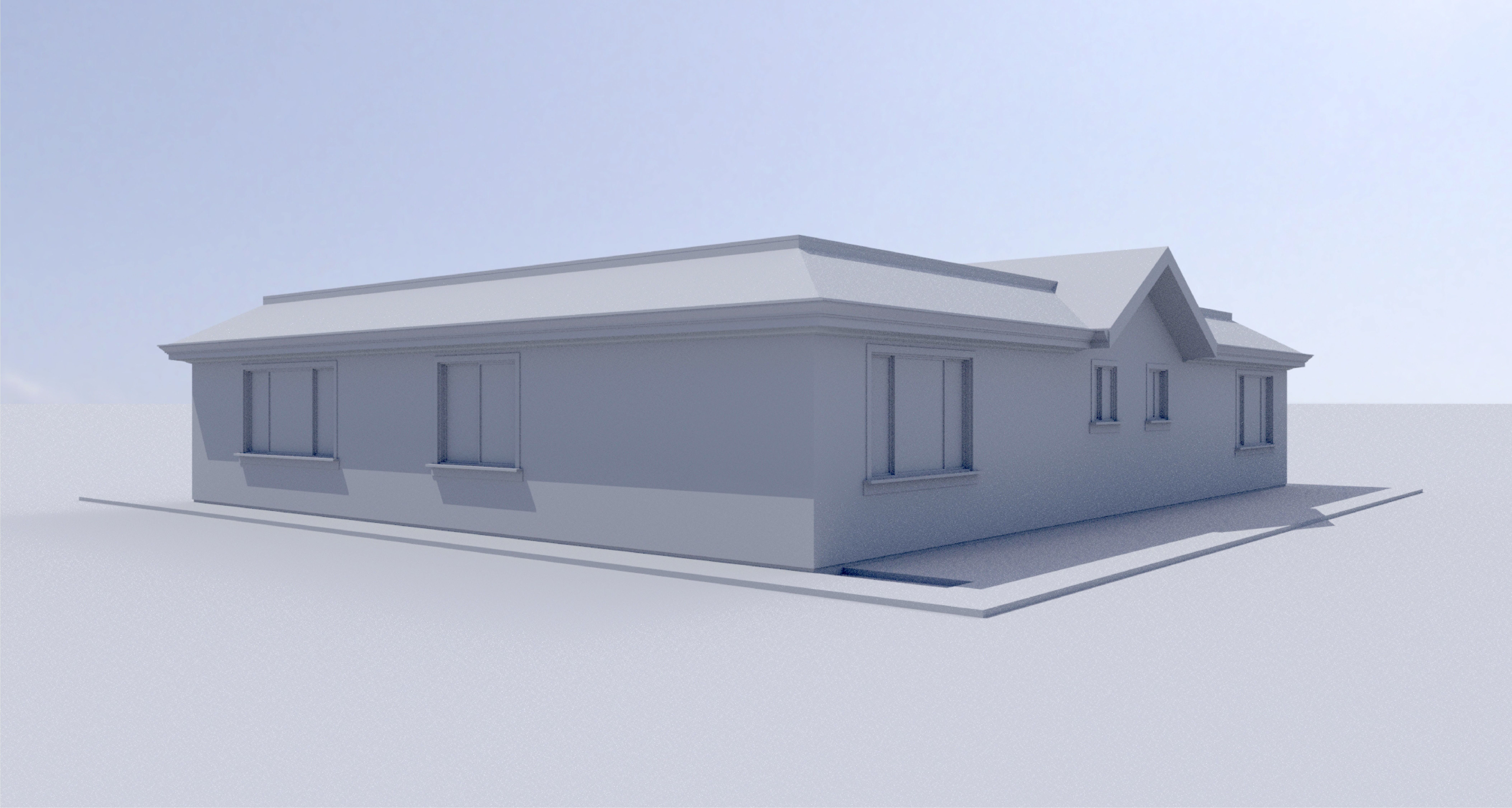 Duplex Residential Architecture and Development with CAD  Plan 3D model_18