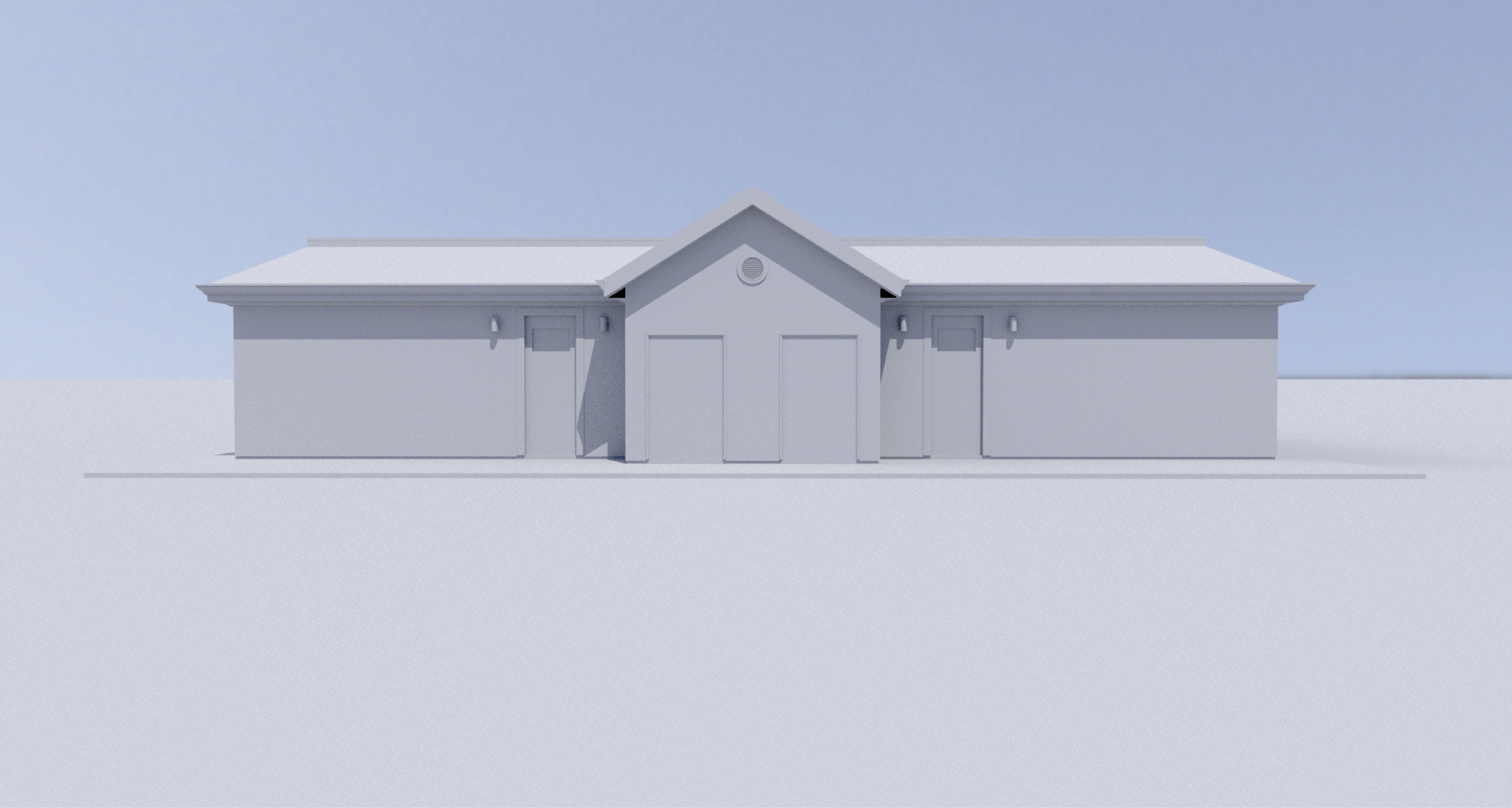 Duplex Residential Architecture and Development with CAD  Plan 3D model_20