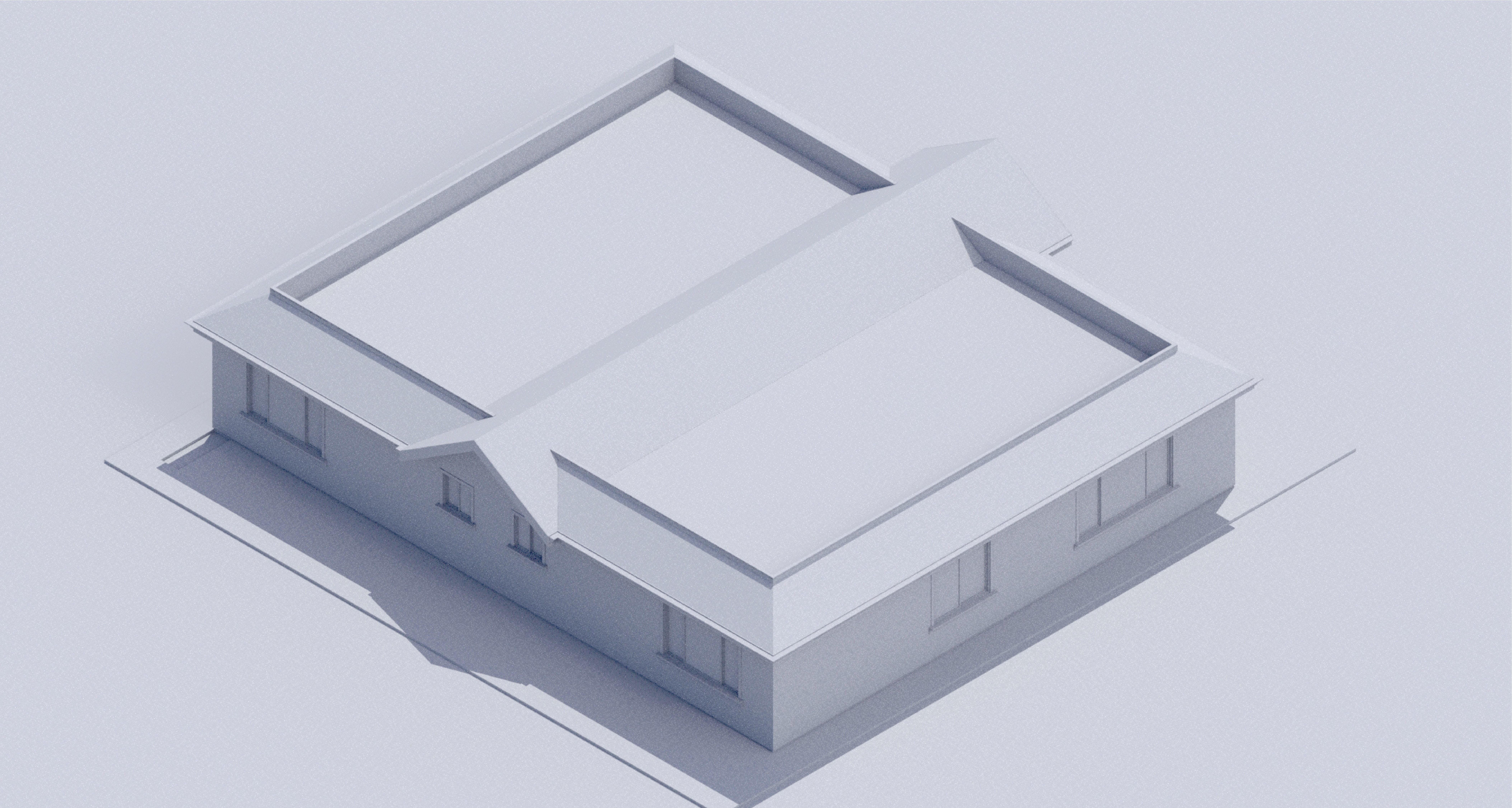 Duplex Residential Architecture and Development with CAD  Plan 3D model_23