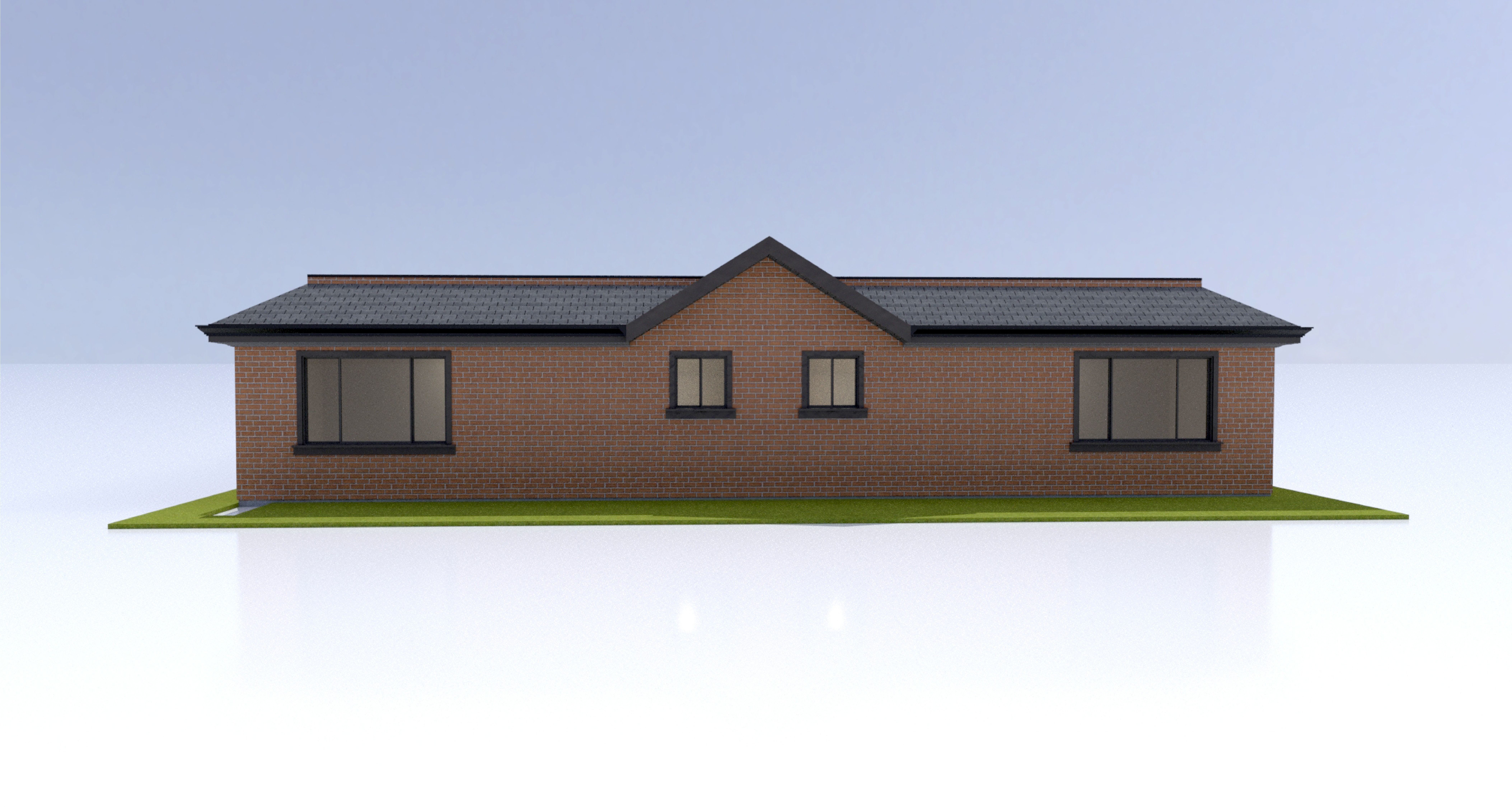 Duplex Residential Architecture and Development with CAD  Plan 3D model_6