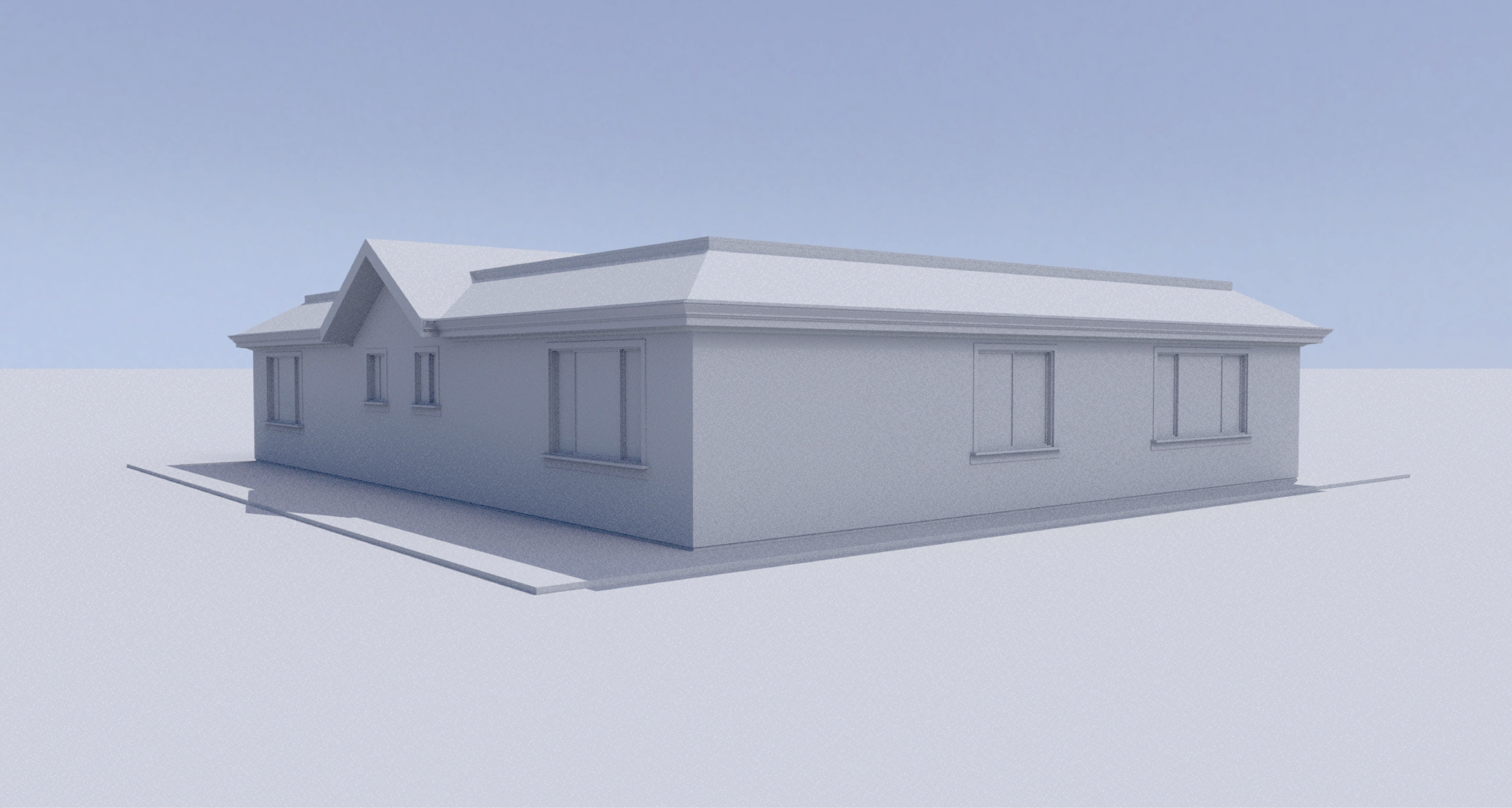 Duplex Residential Architecture and Development with CAD  Plan 3D model_19