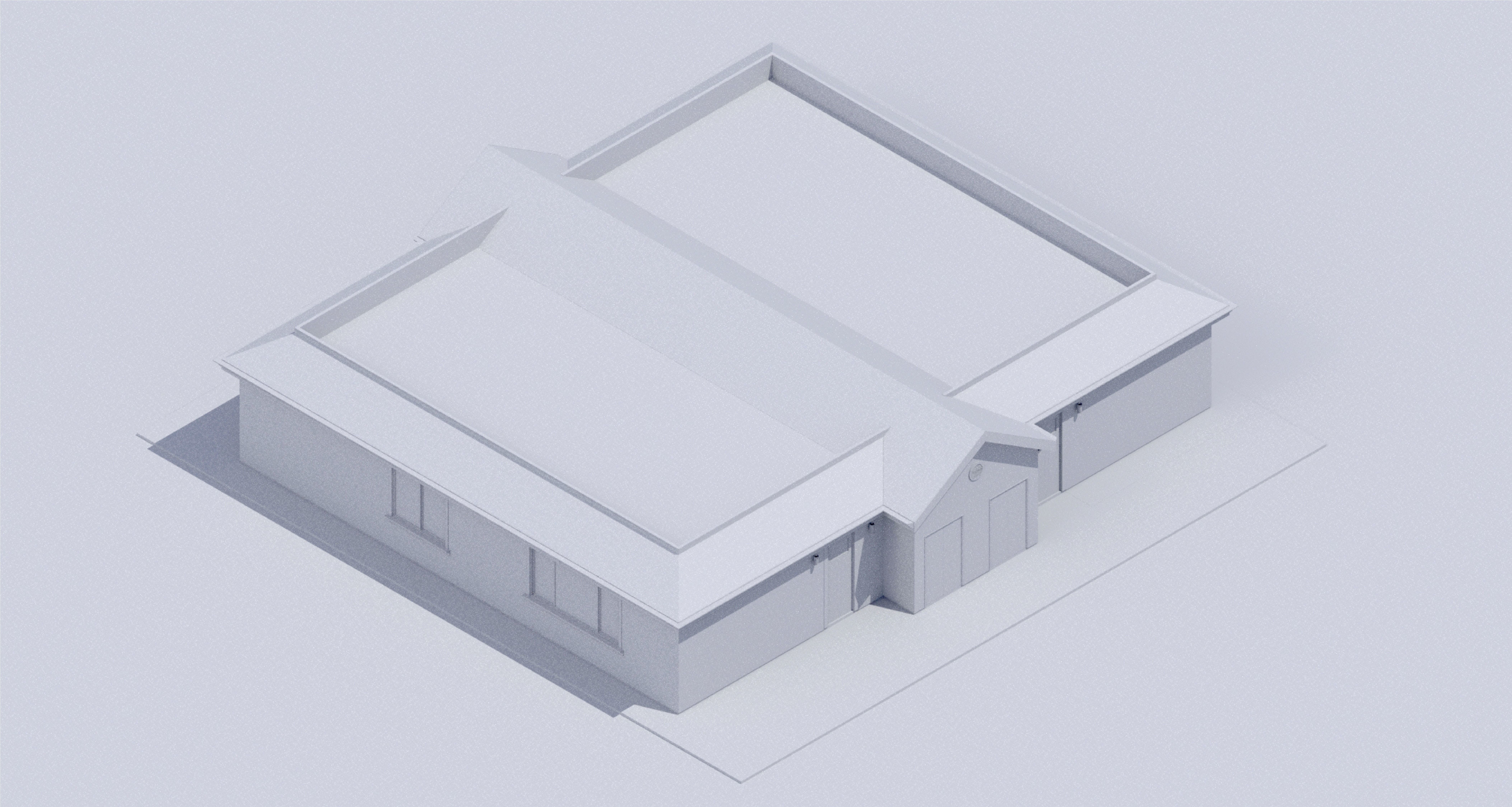 Duplex Residential Architecture and Development with CAD  Plan 3D model_24
