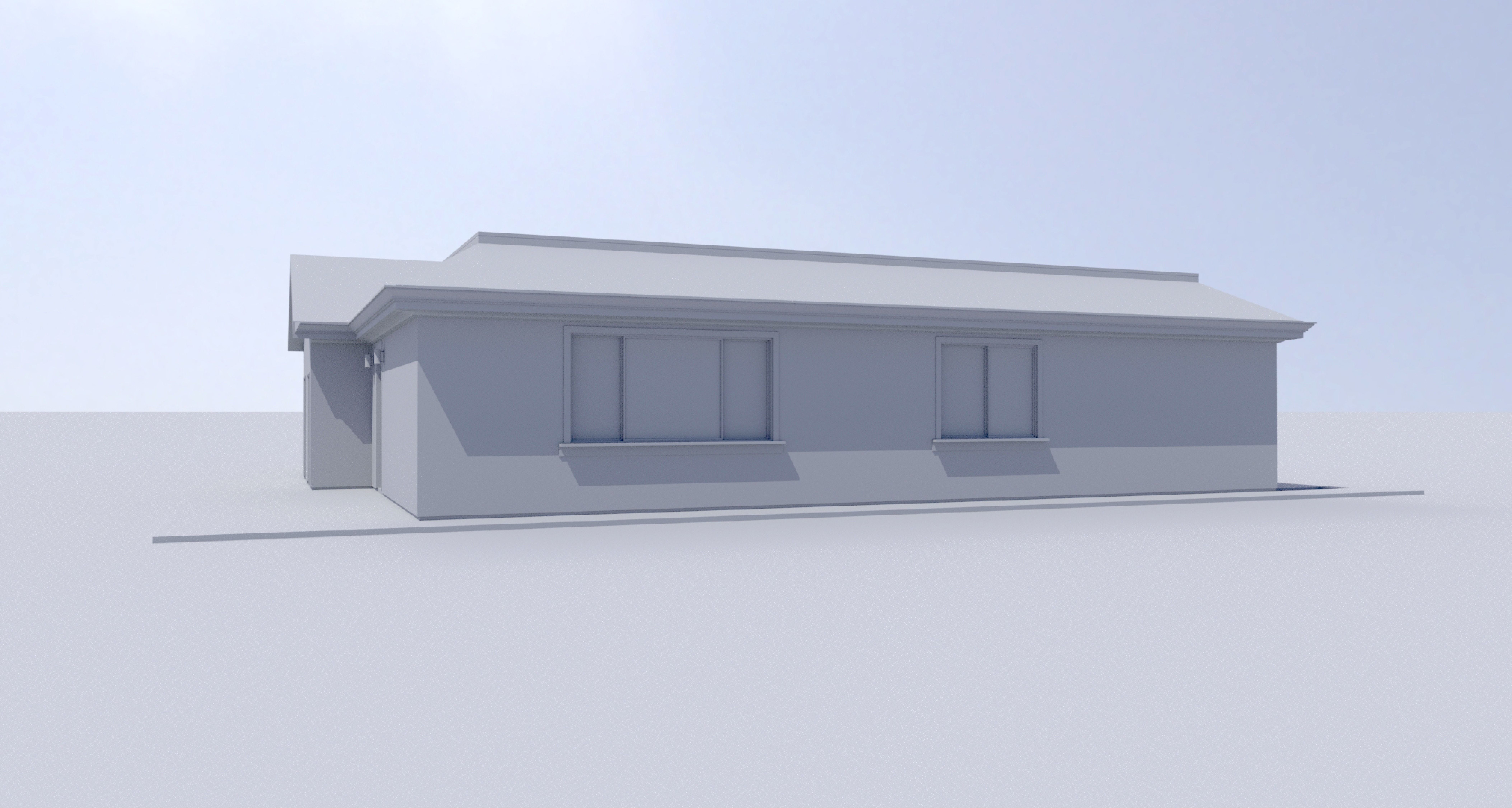Duplex Residential Architecture and Development with CAD  Plan 3D model_15