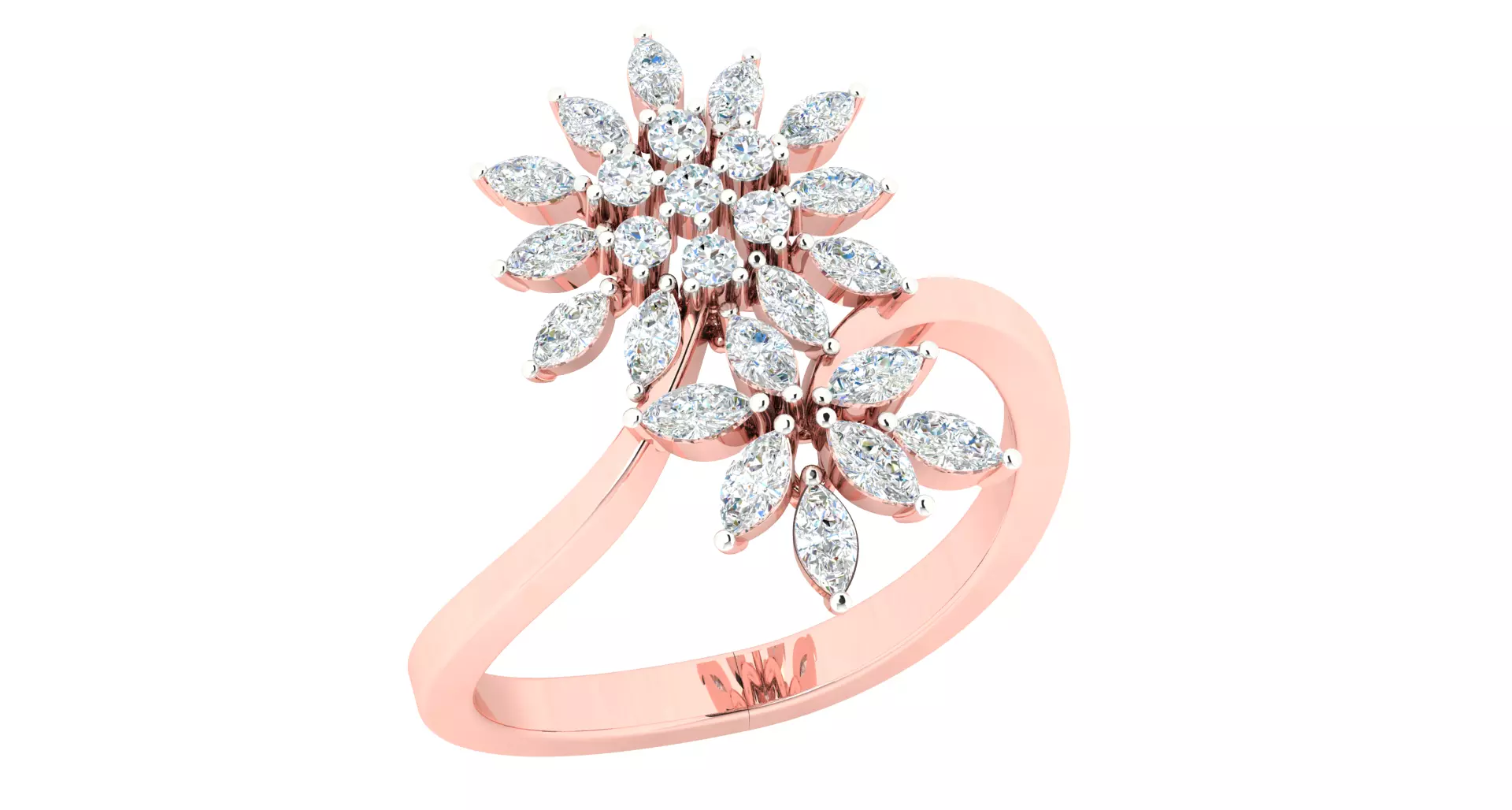 Women ring 3dm stl render detail 3D print model 3D print model_0