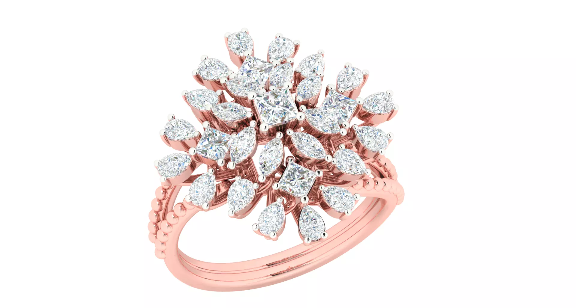 Women ring 3dm stl render detail 3D print model 3D print model_0