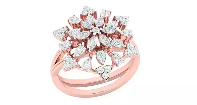 Women ring 3dm stl render detail 3D print model