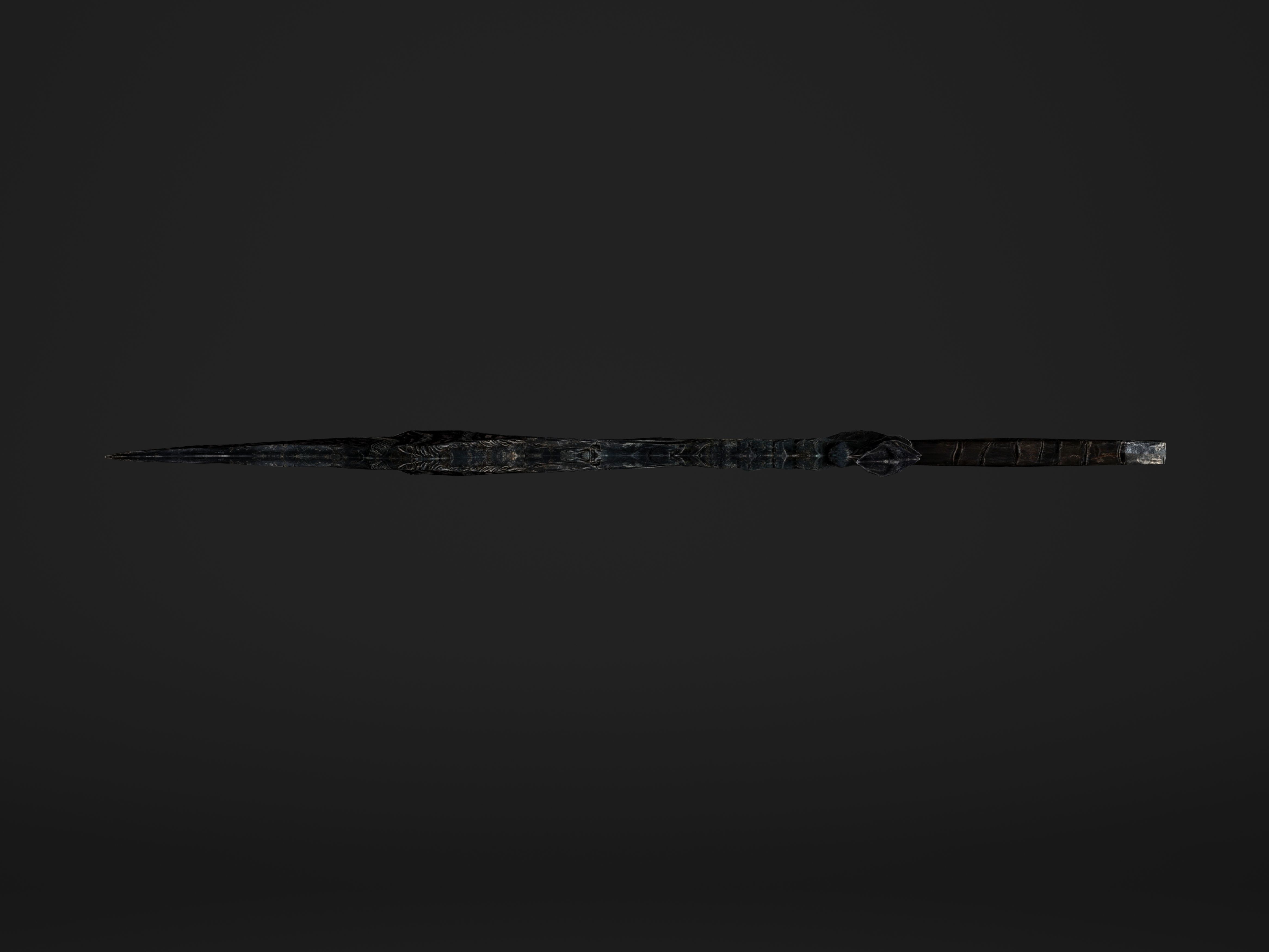 The Black Sore Sword Low-poly 3D model_2