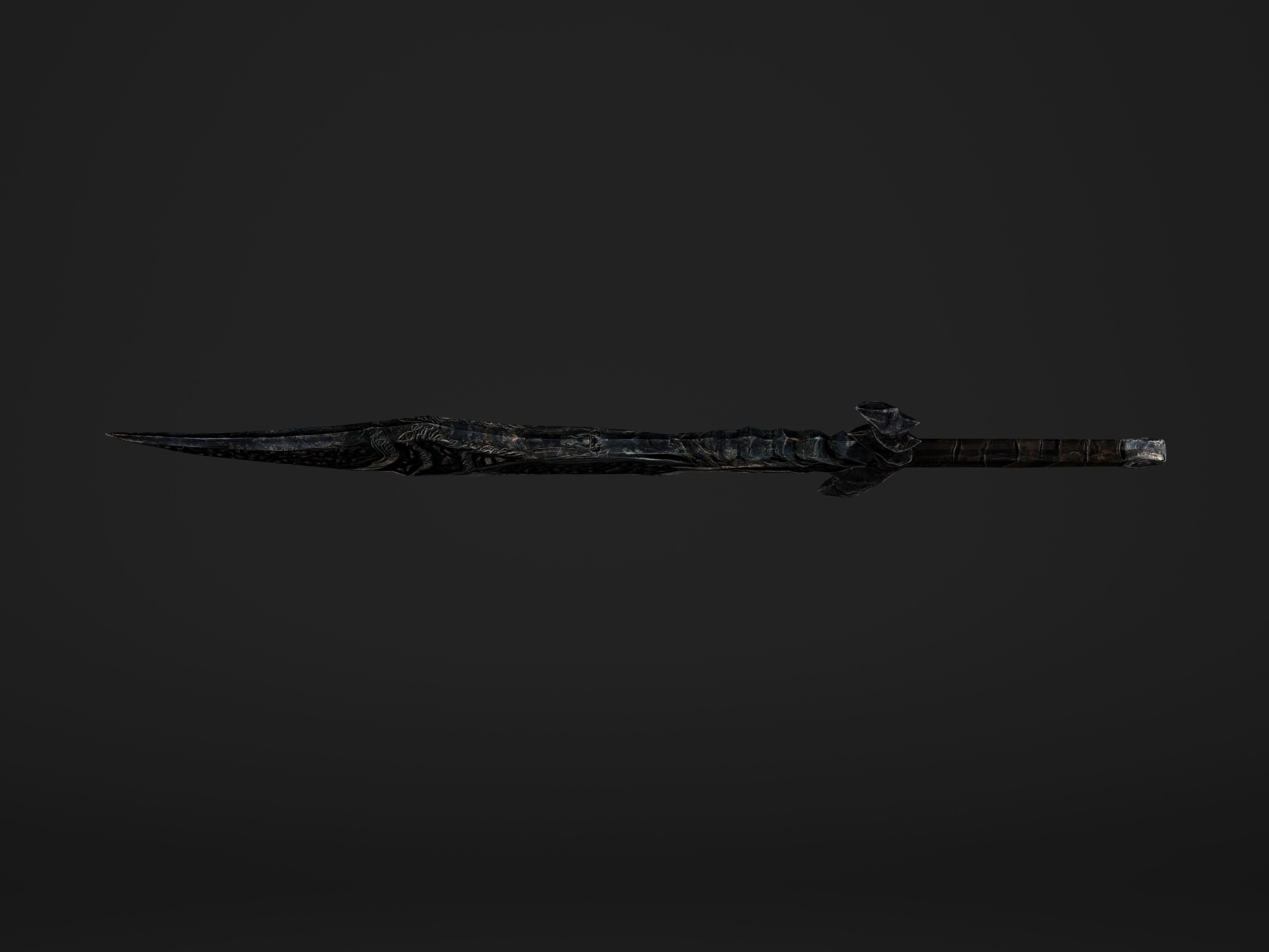 The Black Sore Sword Low-poly 3D model_4