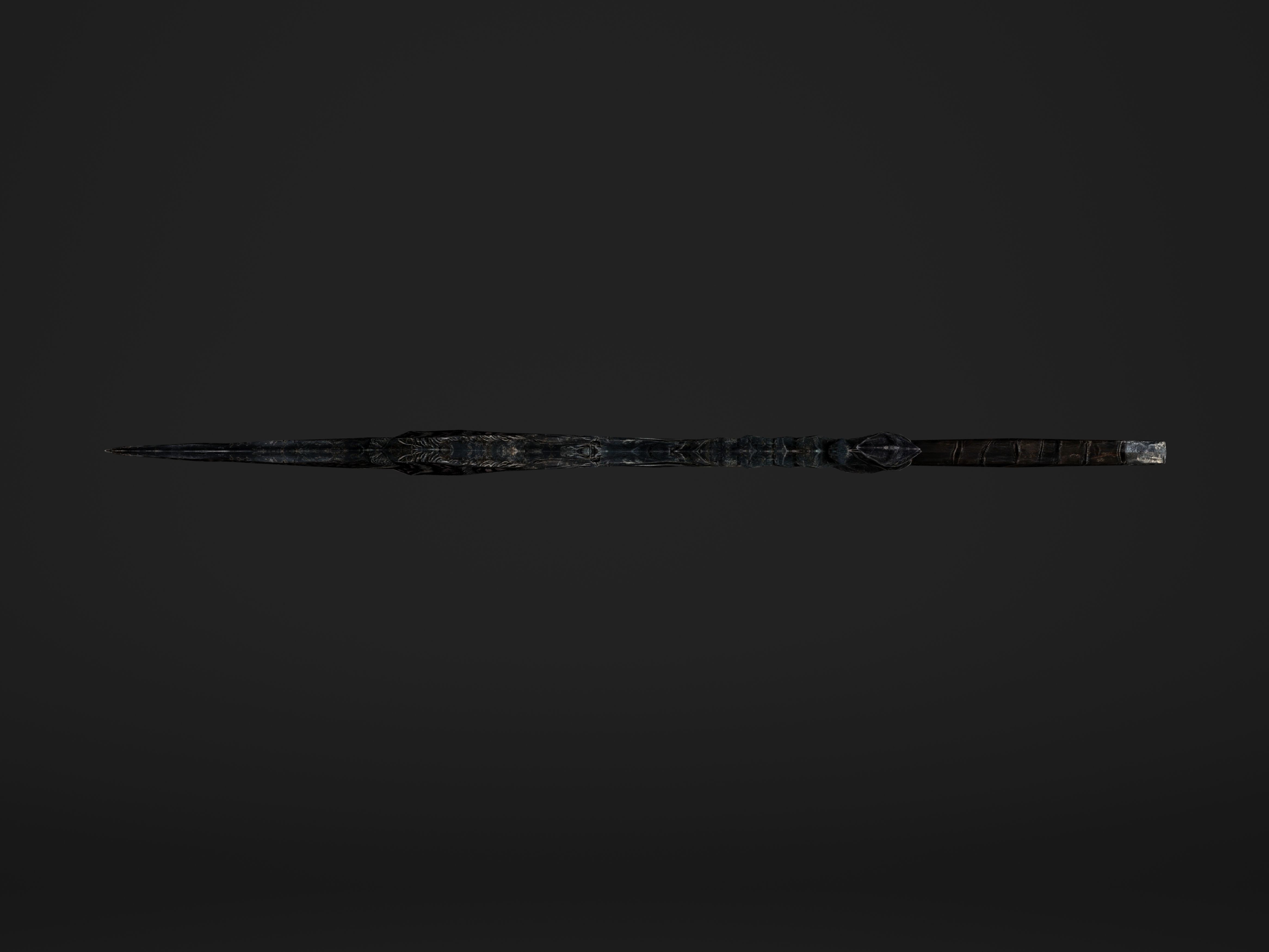The Black Sore Sword Low-poly 3D model_3