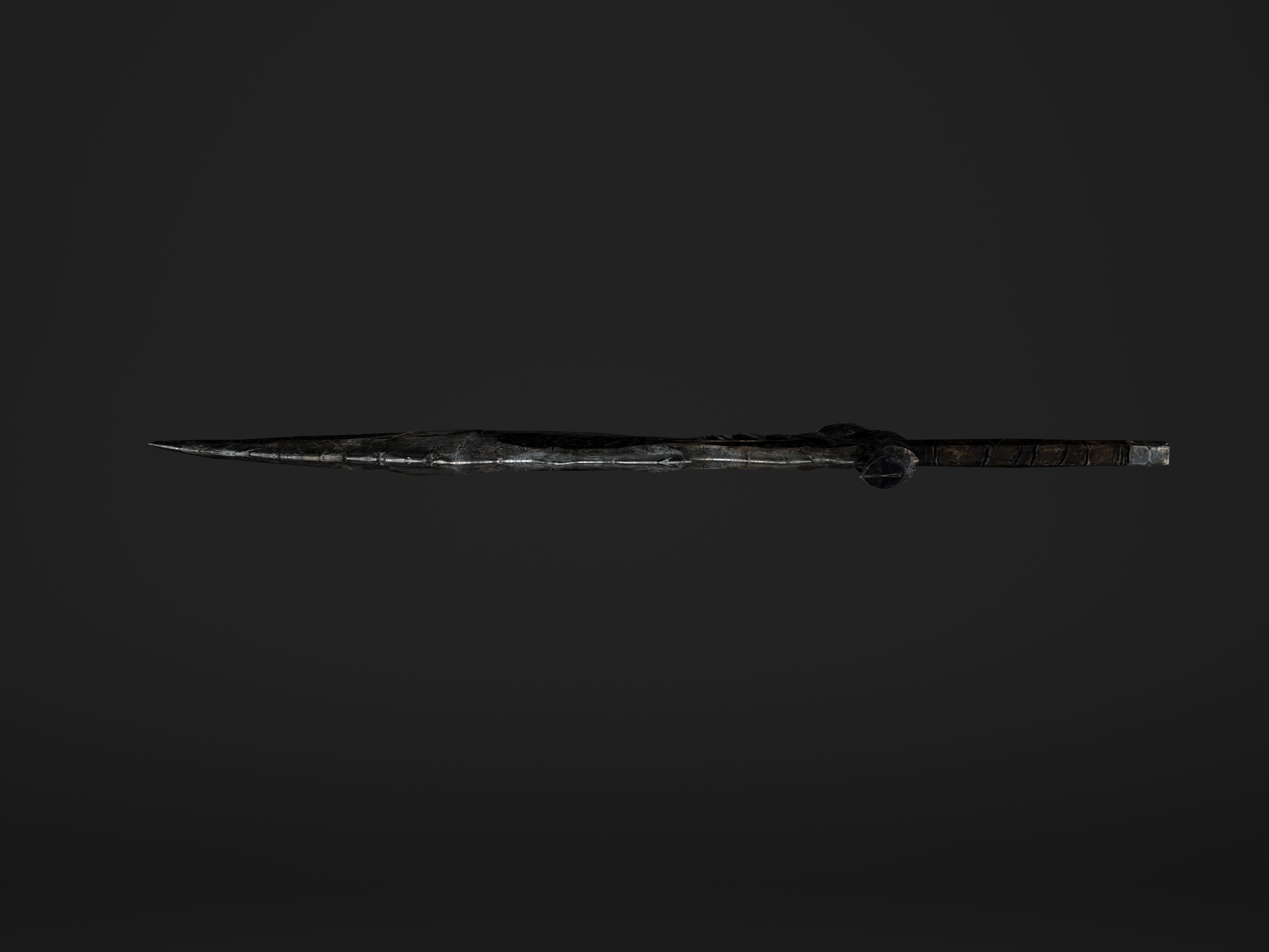 The Black Sore Sword Low-poly 3D model_10