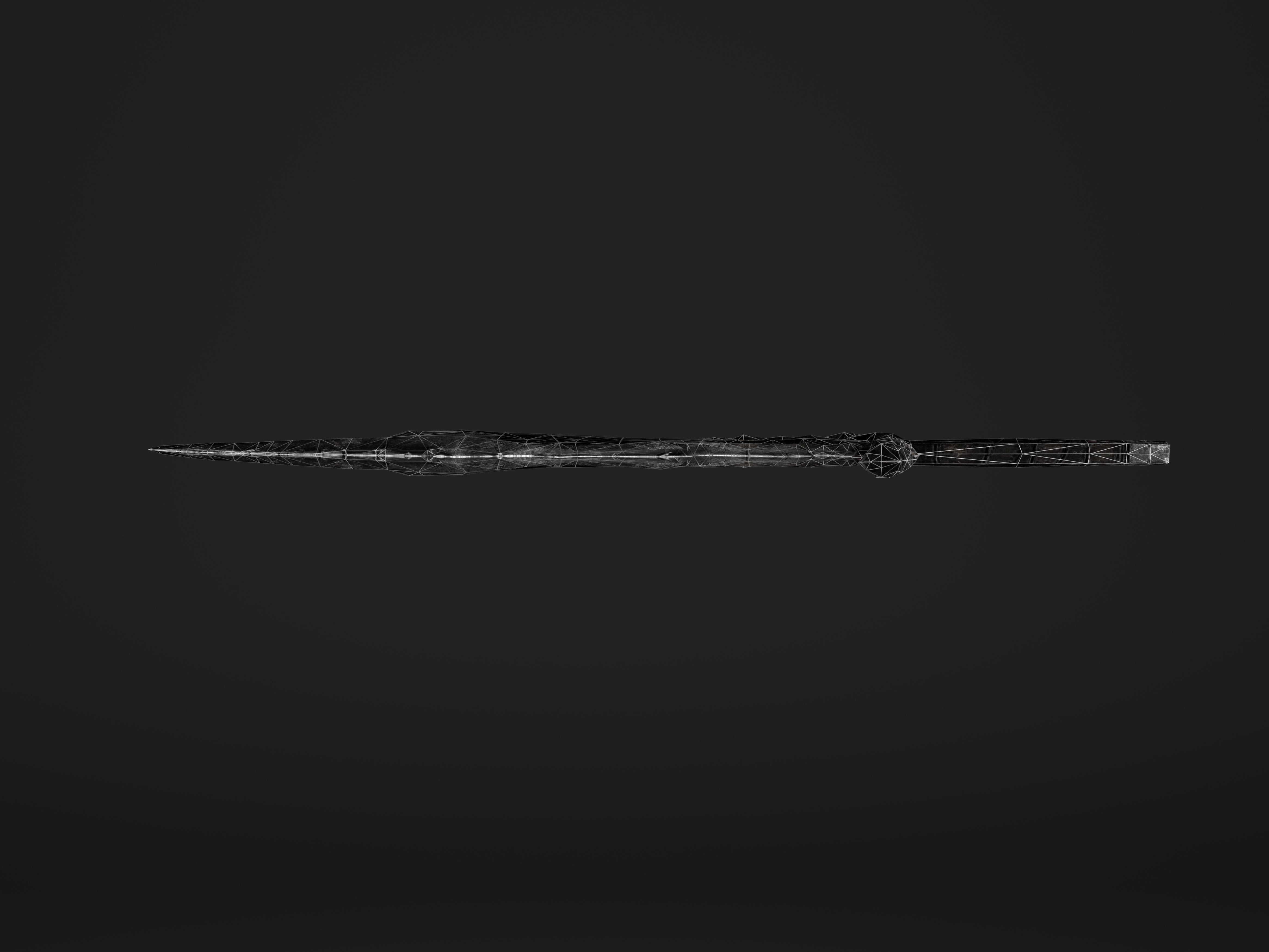 The Black Sore Sword Low-poly 3D model_21