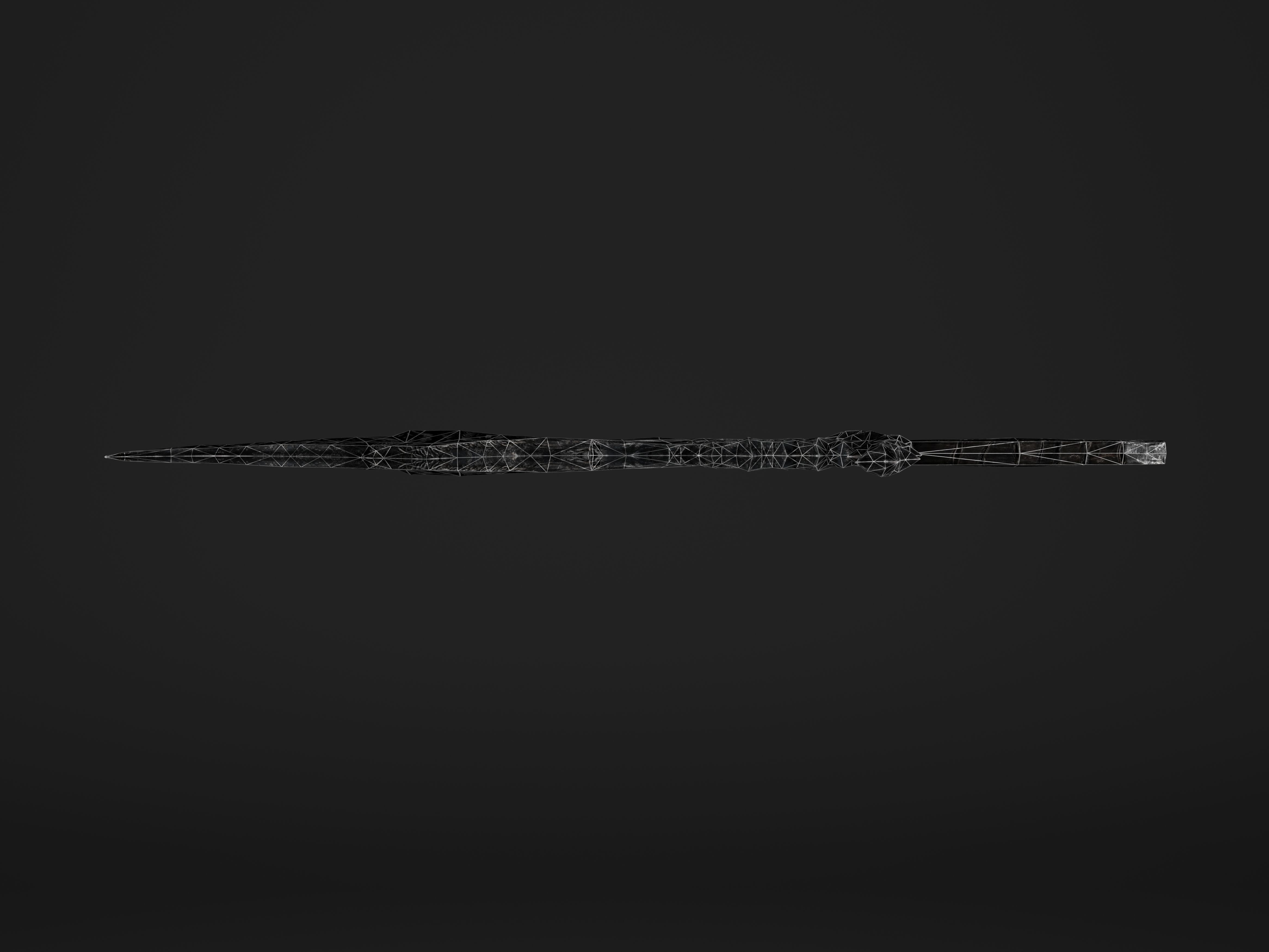 The Black Sore Sword Low-poly 3D model_12