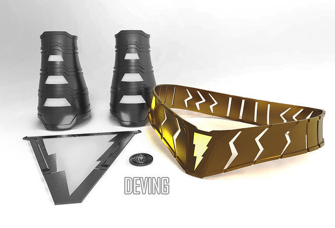 SHAZAM BELT 3D print model