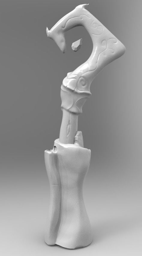Stylized tower 3D print model_6