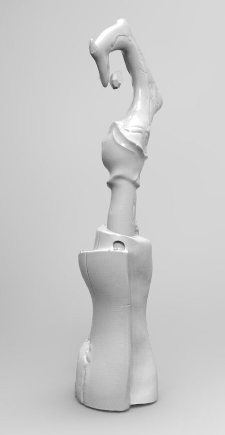 Stylized tower 3D print model_5