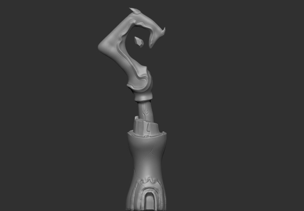 Stylized tower 3D print model_7
