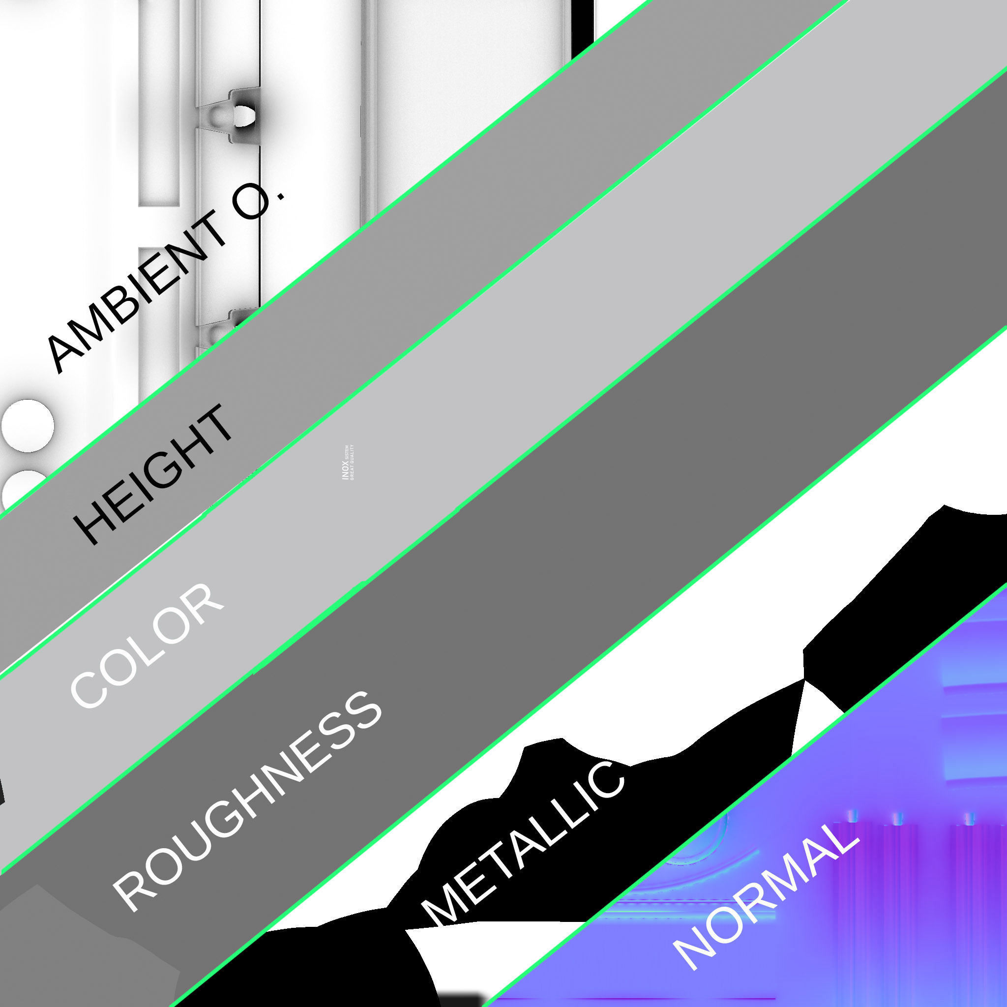 Bar coffee machine Low-poly 3D model_15