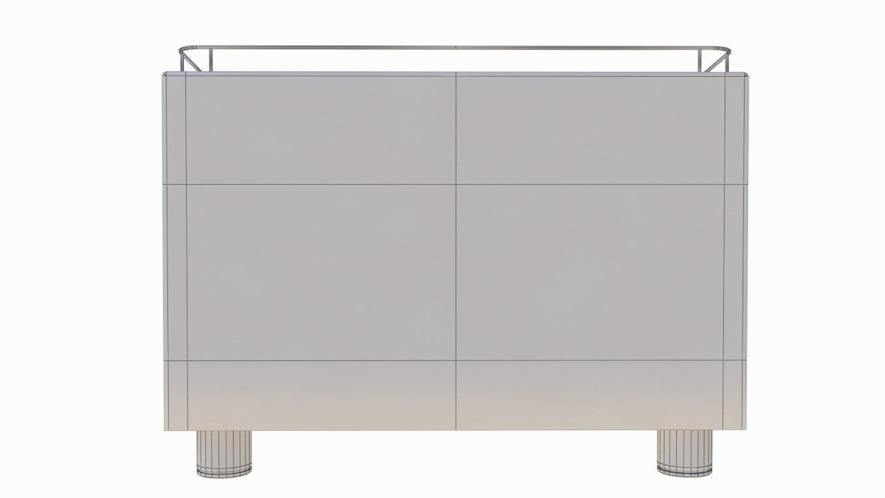 Bar coffee machine Low-poly 3D model_10