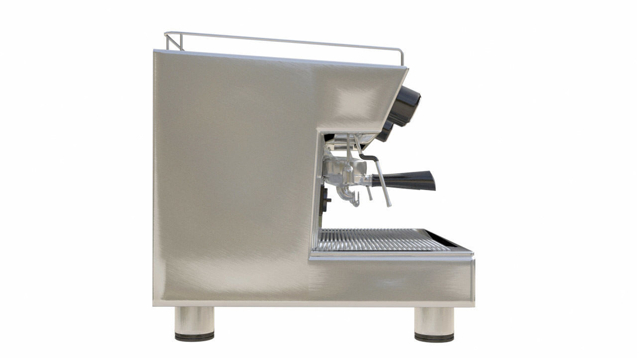Bar coffee machine Low-poly 3D model_3