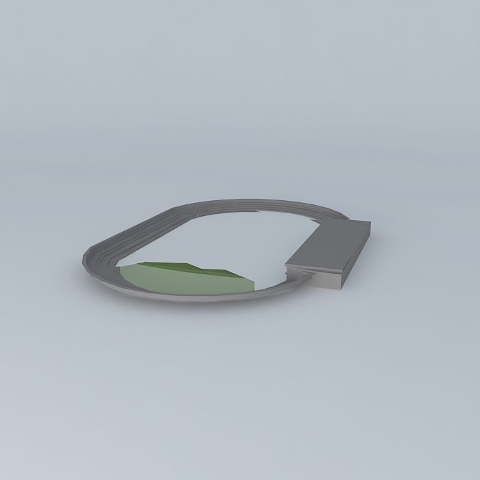 The new stadium &quot;Adem Jashari&quot; Free 3D model_1