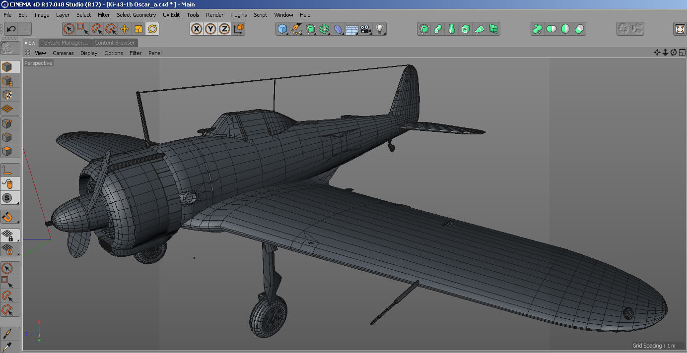 Nakajima Ki-43-1b Hayabusa - aka Oscar 3D model_18