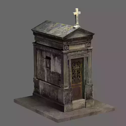 Old Weathered Mausoleum