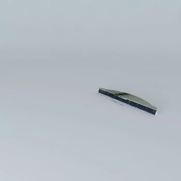 airside building Free 3D model_0