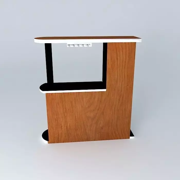 BAR bookcase Free 3D model_0