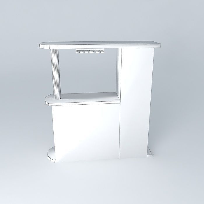 BAR bookcase Free 3D model_3