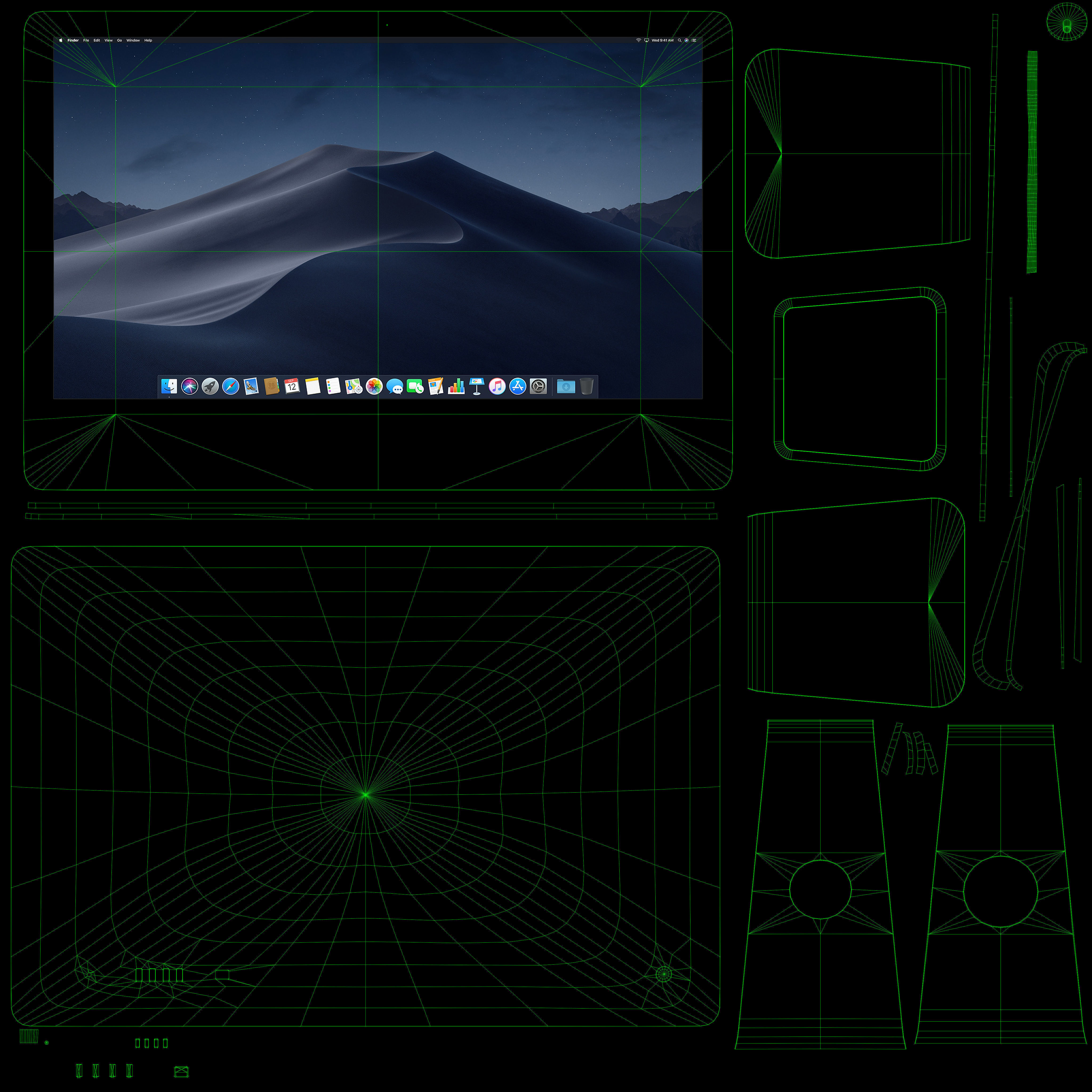 Apple iMac Retina 5K 27inch Display 3D model_22