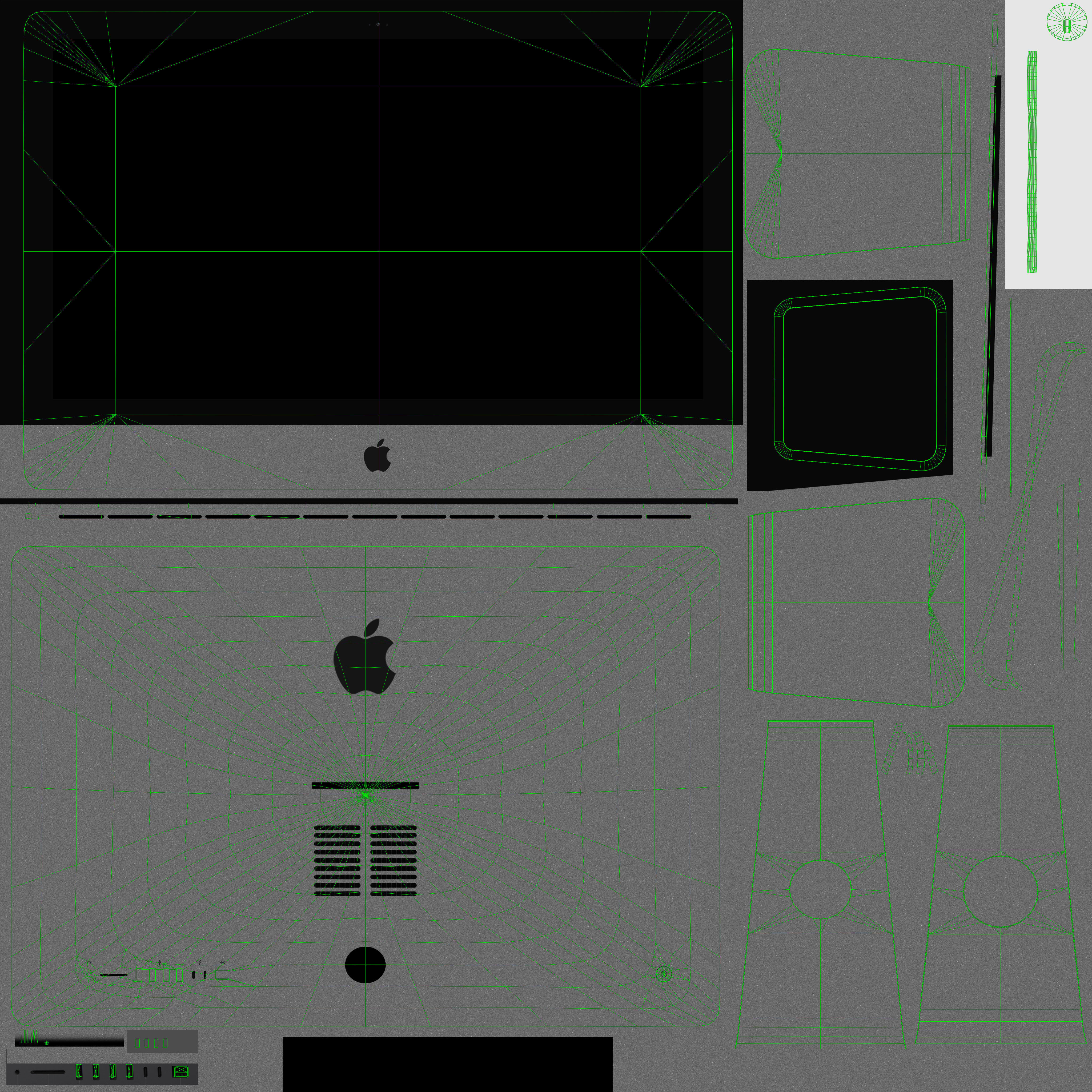 Apple iMac Retina 5K 27inch Display 3D model_18