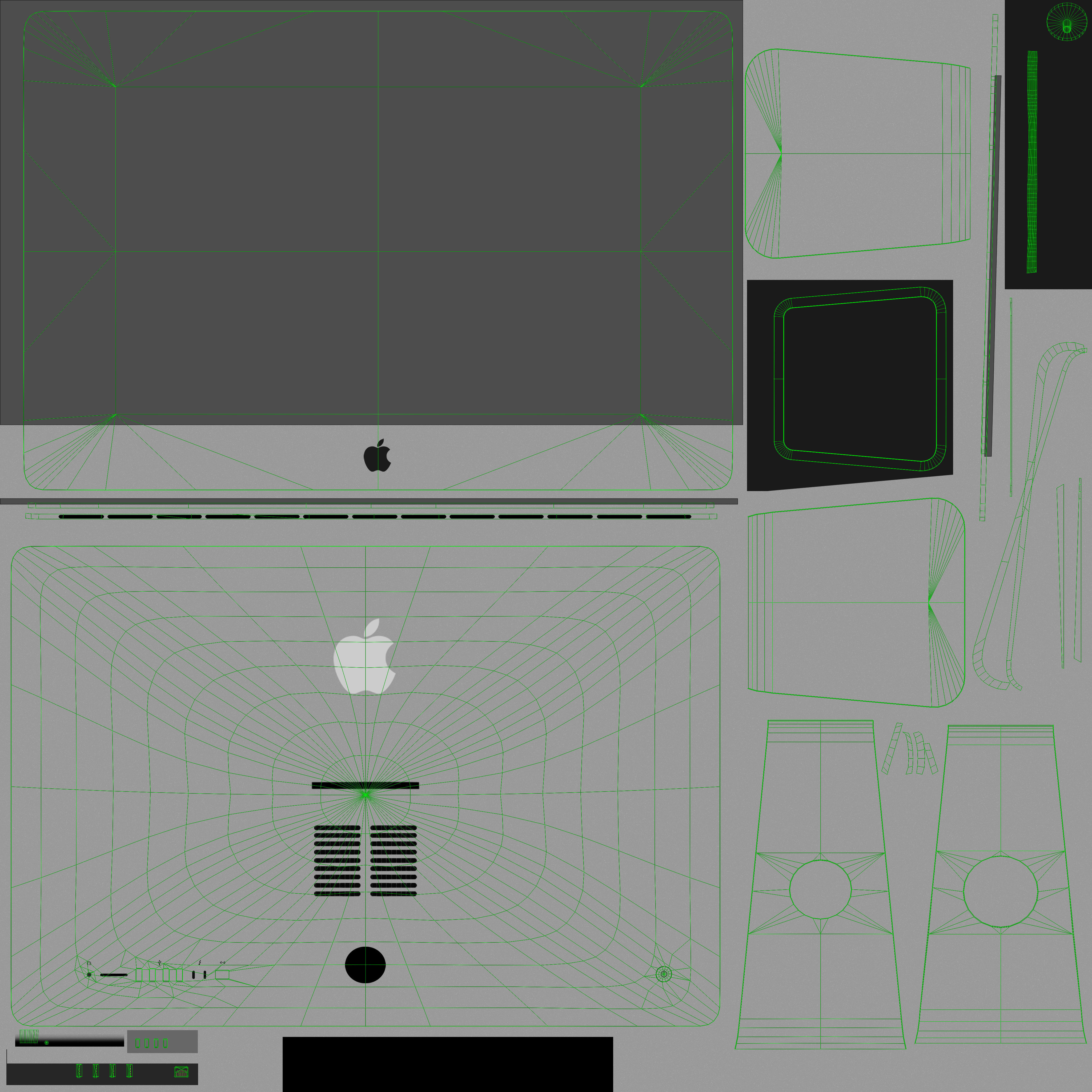 Apple iMac Retina 5K 27inch Display 3D model_19