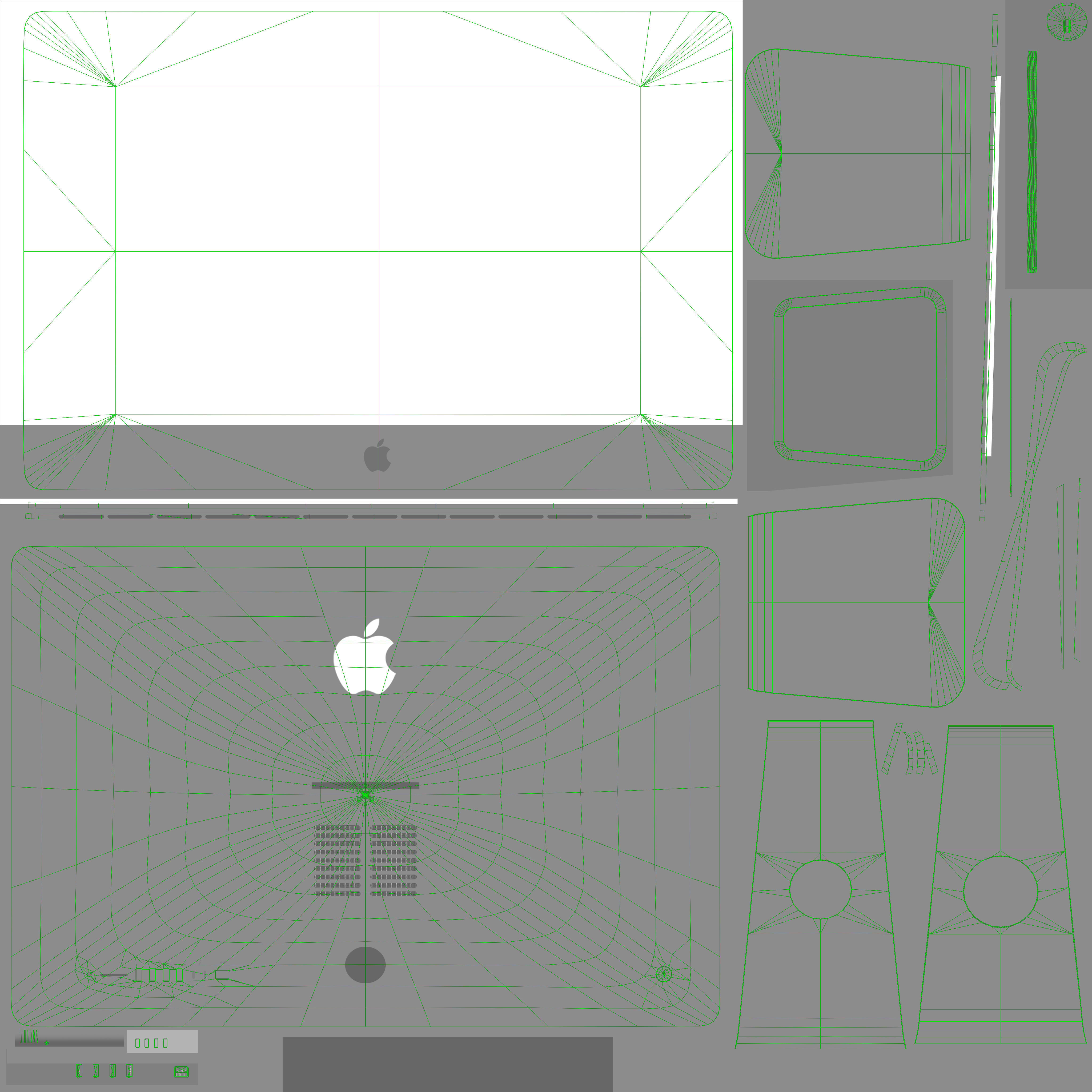 Apple iMac Retina 5K 27inch Display 3D model_20