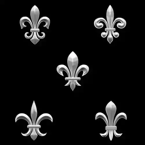Heradlry Pack Fleur-de-Lys for jewelry 