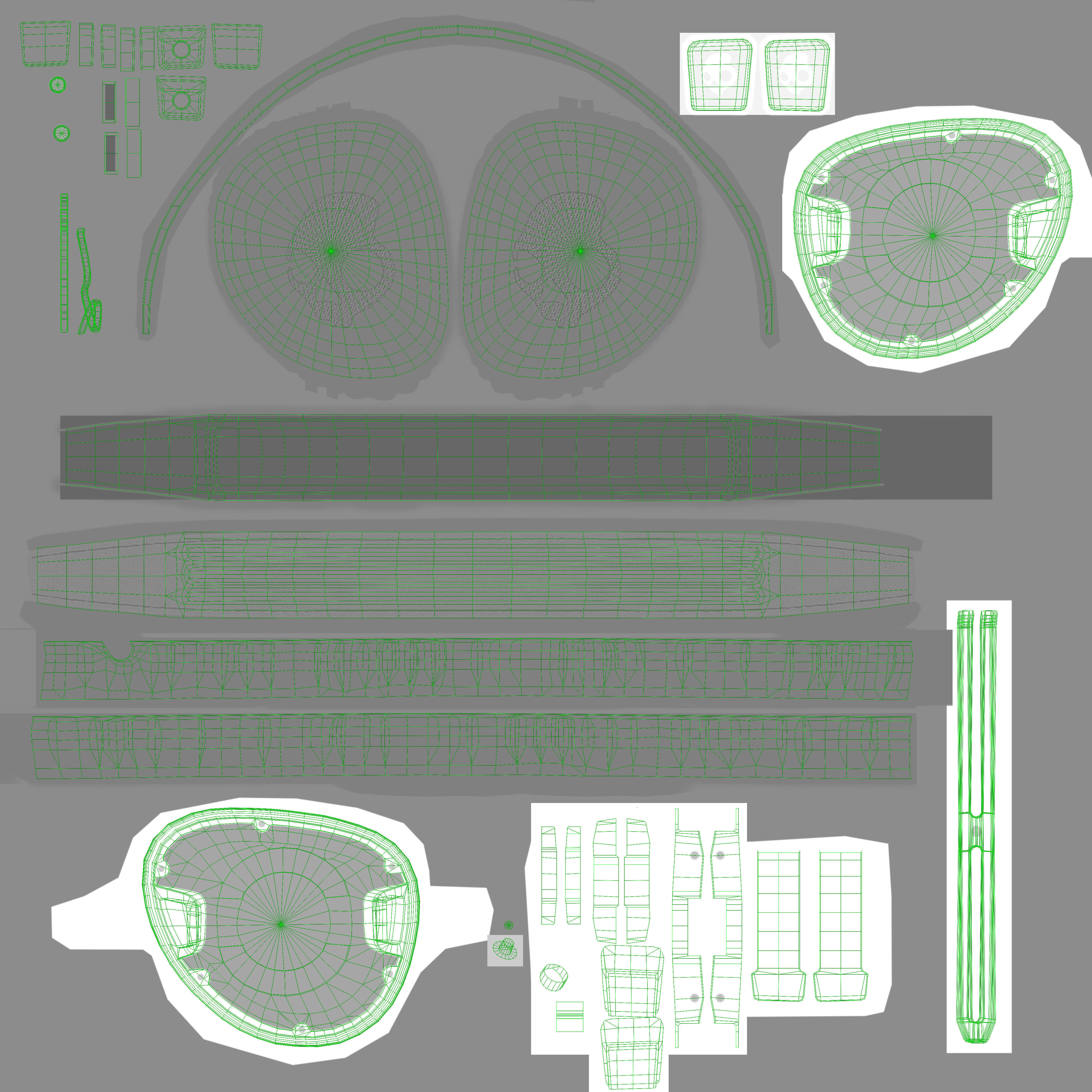 Skullcandy Navigator Tortoise headphones 3D model_24
