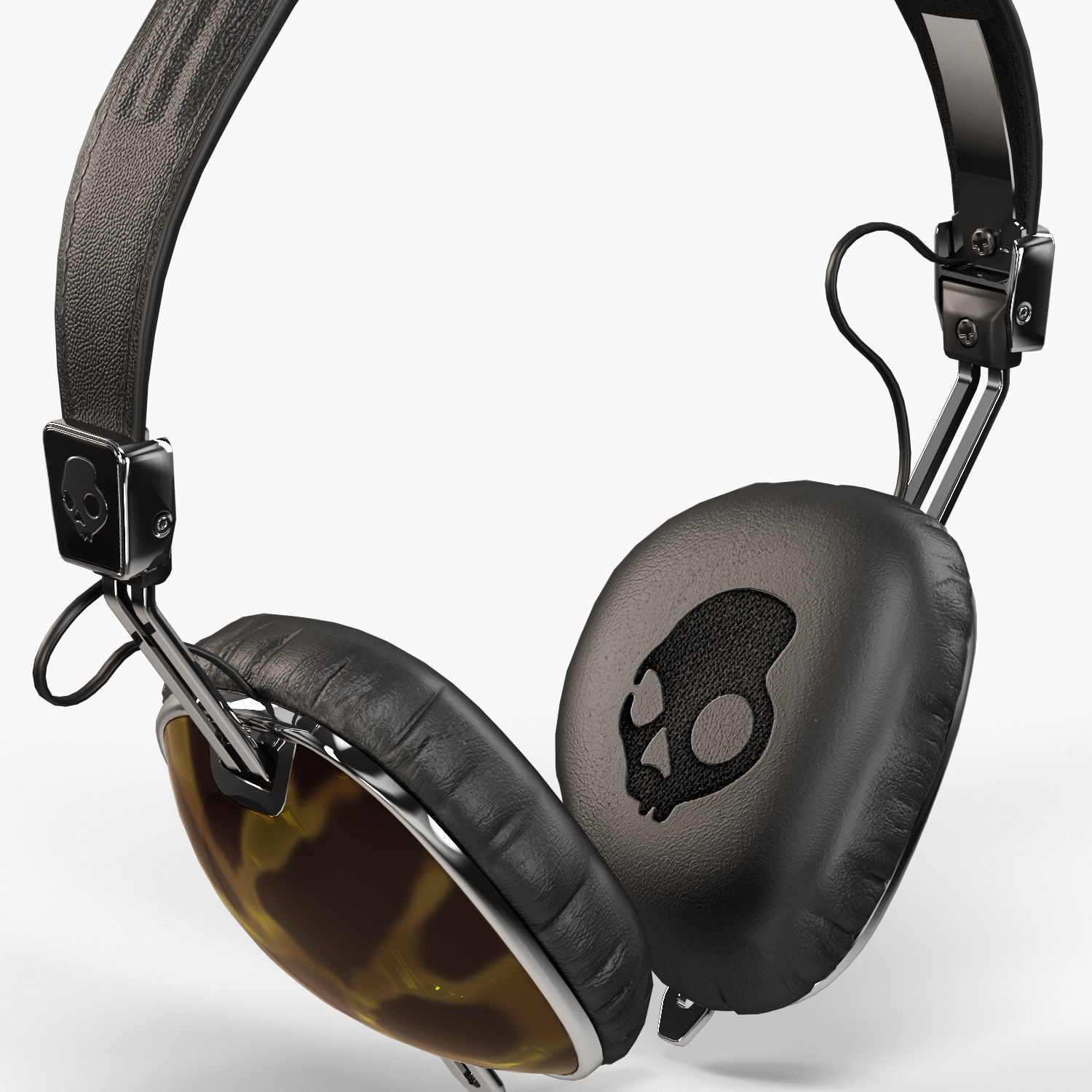Skullcandy Navigator Tortoise headphones 3D model_3